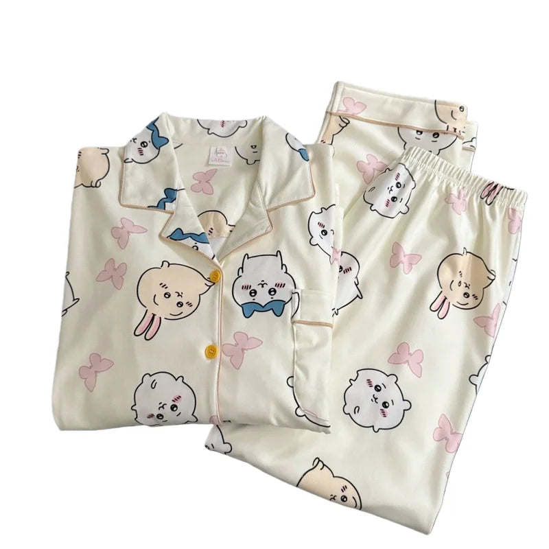 Anime Chiikawa Hachiware Delong Pajamas