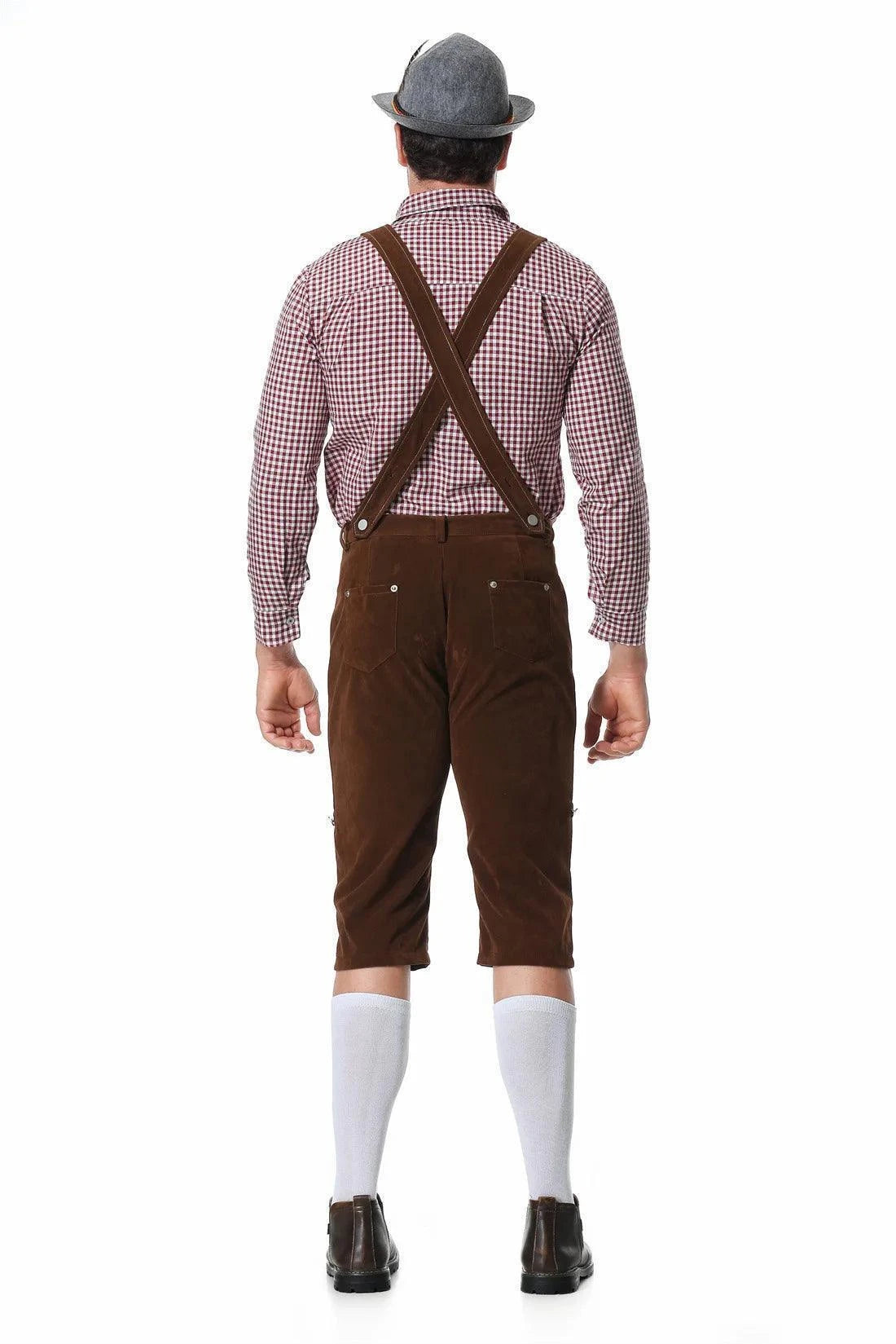 Three-Piece Set Oktoberfest Lederhosen Costume for Men - Venus Trendy Fashion Online