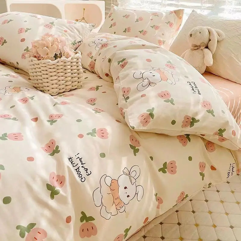 Cute Cartoon New Arrival Soft Bedding Set