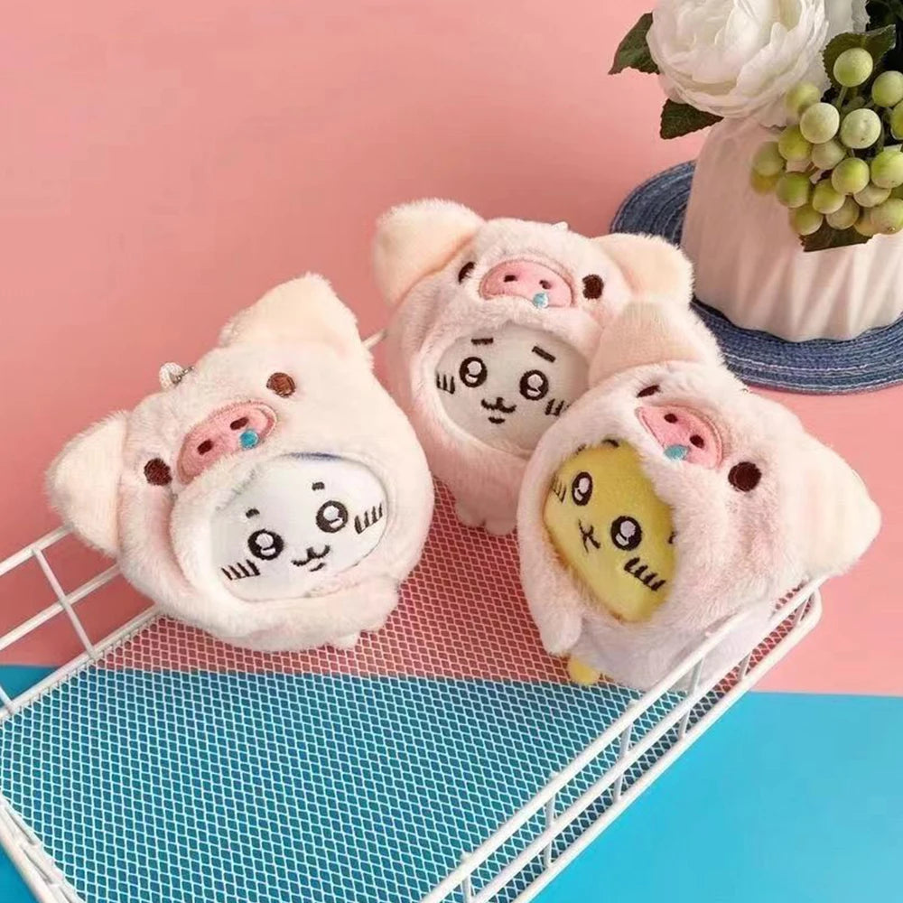 Cute Cross-dressing Chiikawa Plush Doll for Girl Gift