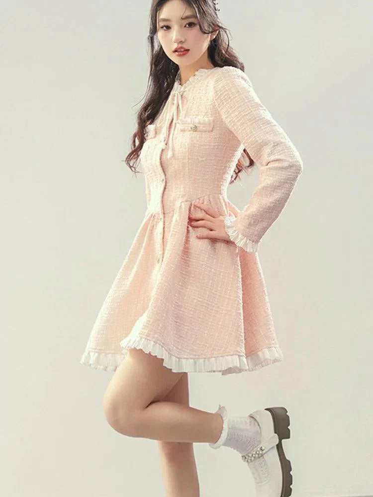 High Quality Small Fragrance Tweed Dresses For Women - Venus Trendy Fashion Online