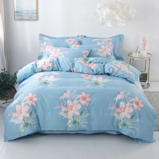 Flower Printing Cotton Bedding Sets