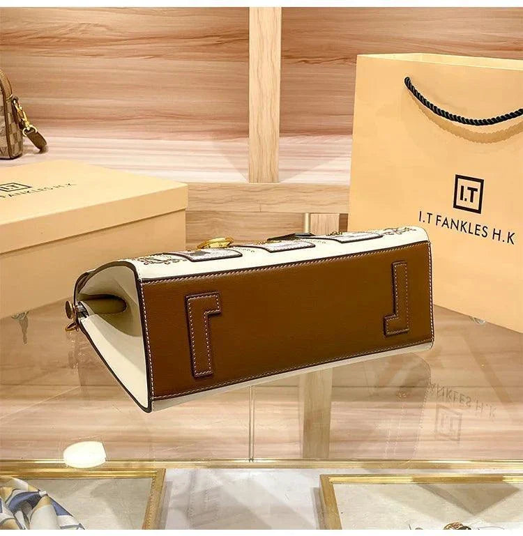 Women's luxury high-end designer retro crossbody shoulder bag - Venus Trendy Fashion Online
