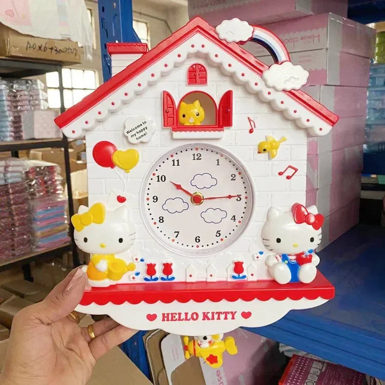 Cartoon's Wall Hanging Swing Quartz Wall Clock for Gifts