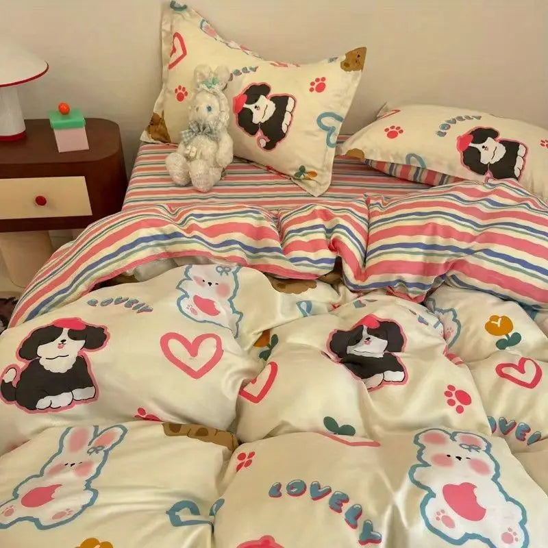 Kawaii Cartoon's Bedding Sets for Kids