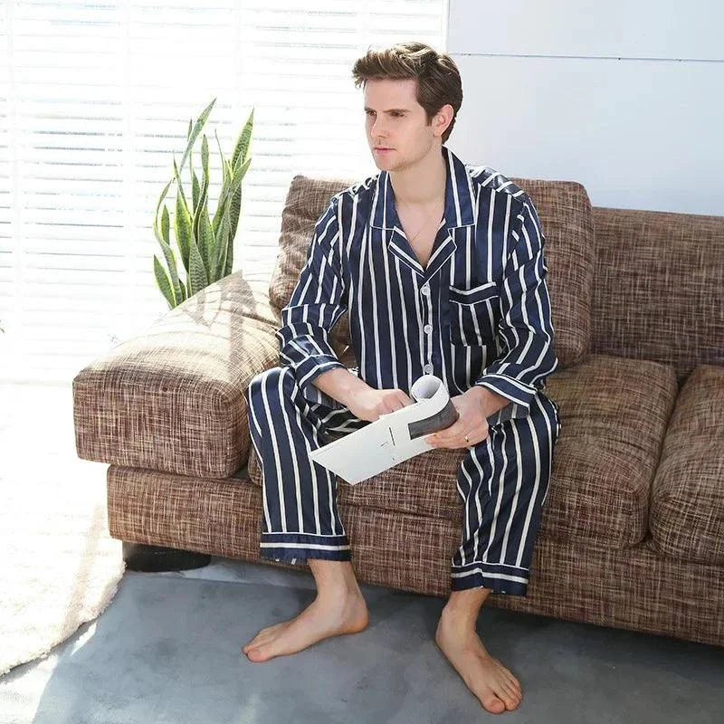 Men's Cozy Soft Print Pajama Set