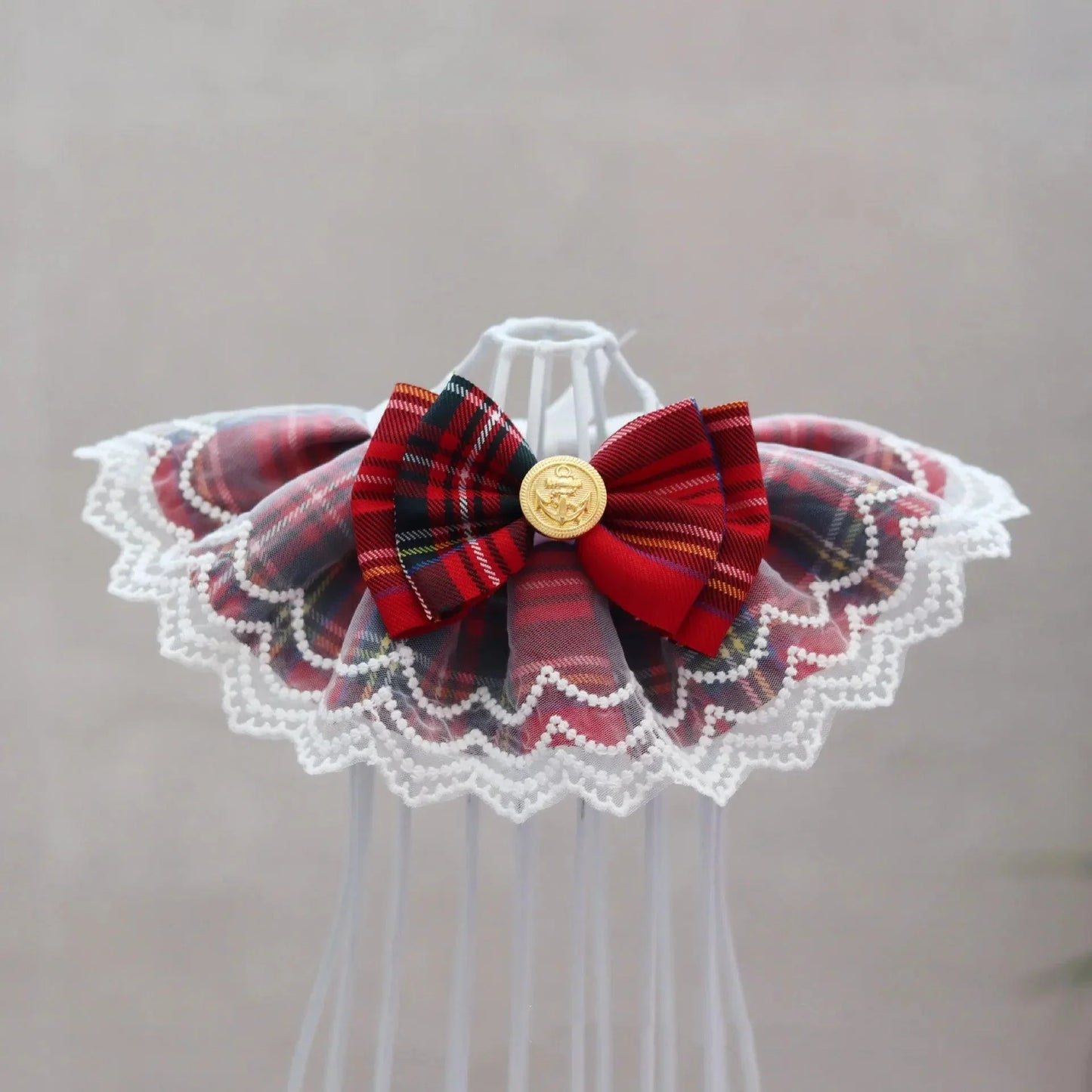 Pet Organza Cotton Gauze Necklace Accessories