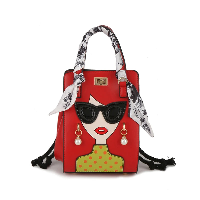Beauty Glasses Design Handbags for Women