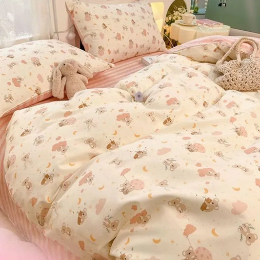 Cute Cartoon New Arrival Soft Bedding Set