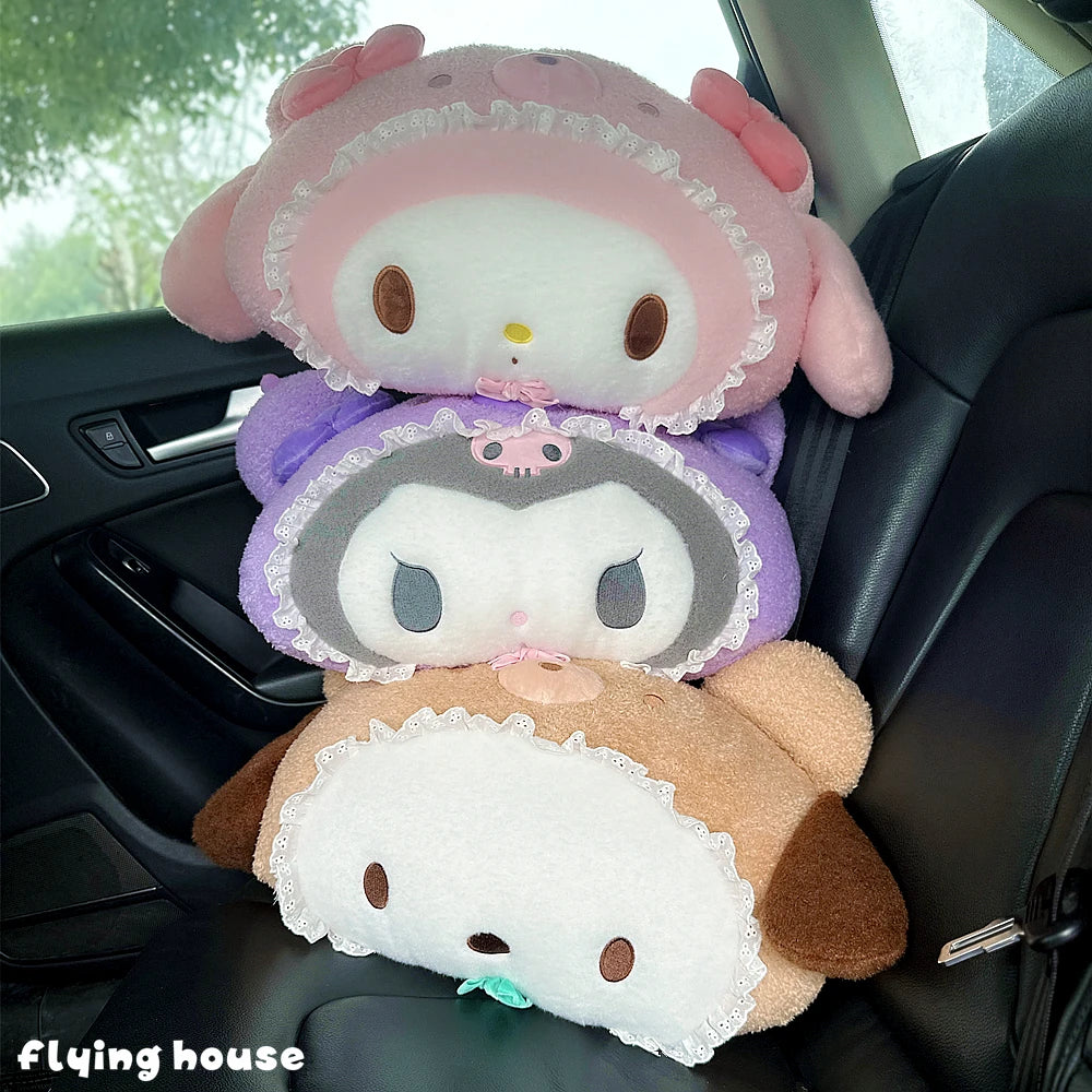 Cute Headrest Cushion Car Seat for Girl
