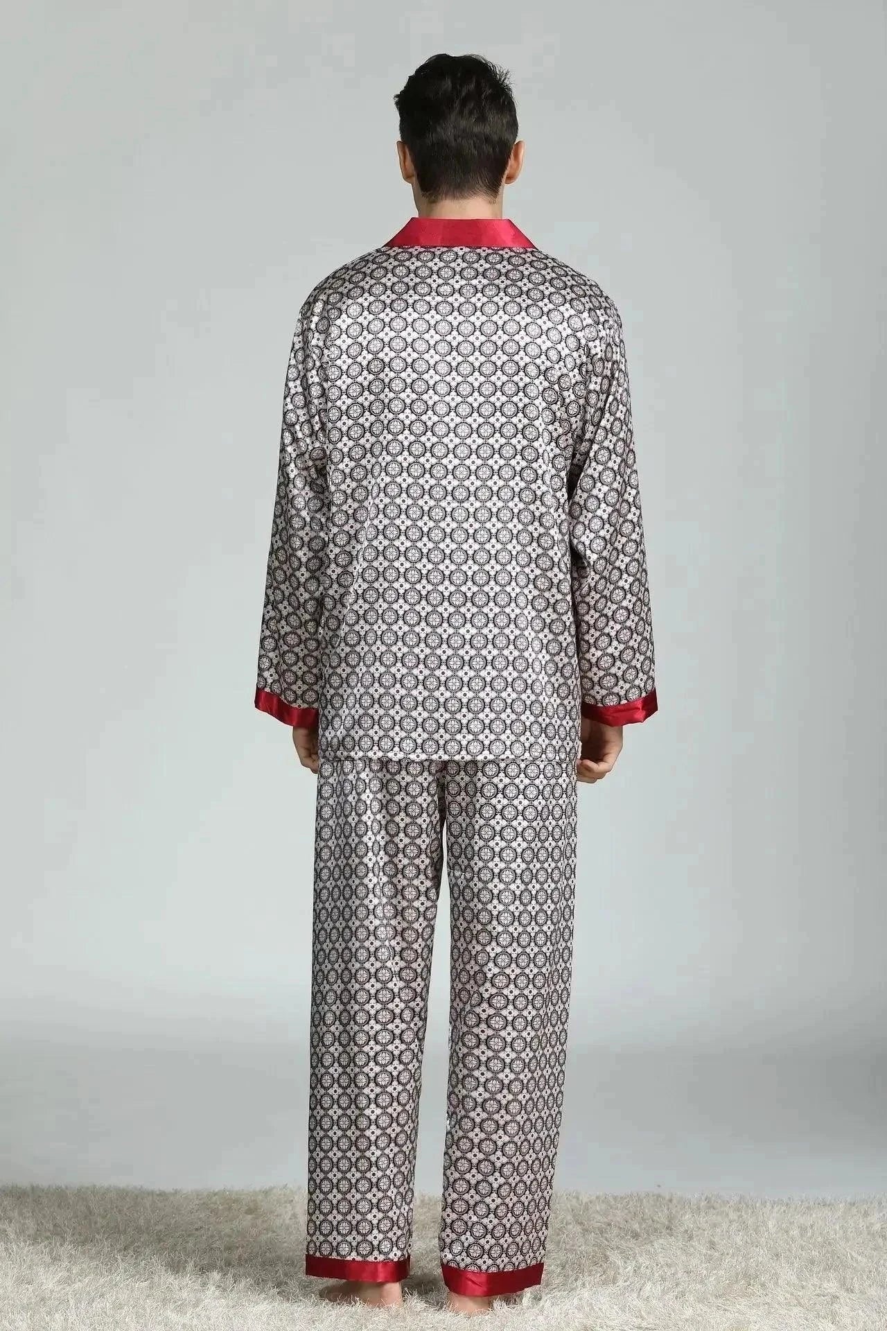 Men's Cozy Soft Print Pajama Set