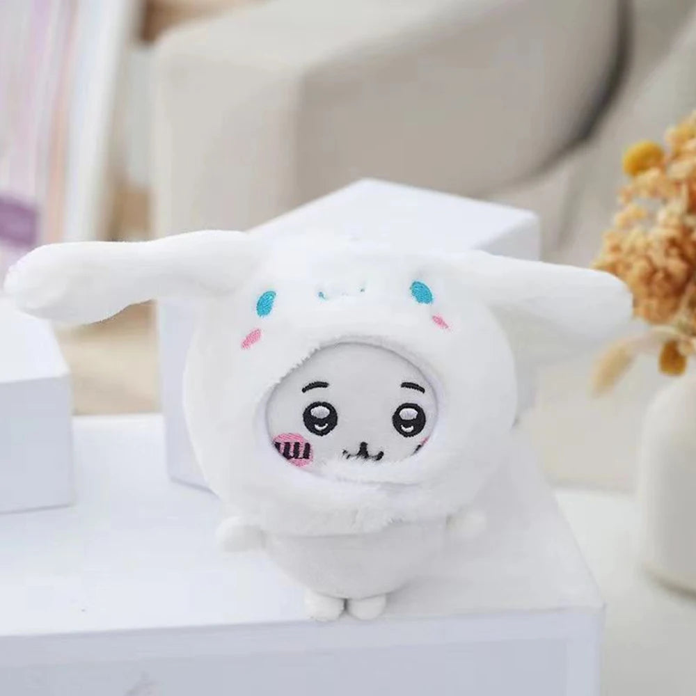 Cute Cross-dressing Chiikawa Plush Doll for Girl Gift