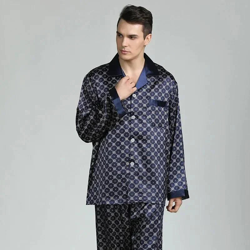 Men's Cozy Soft Print Pajama Set