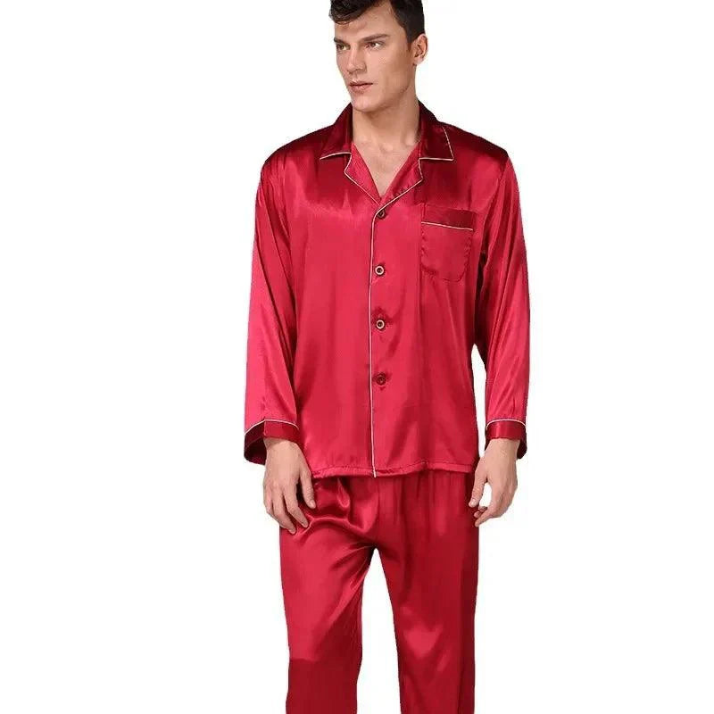 Men's Cozy Soft Print Pajama Set