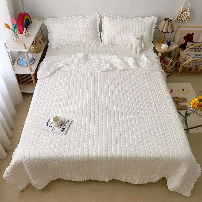 Summer Quilt Blanket Lightweight Cooling Bedding Set