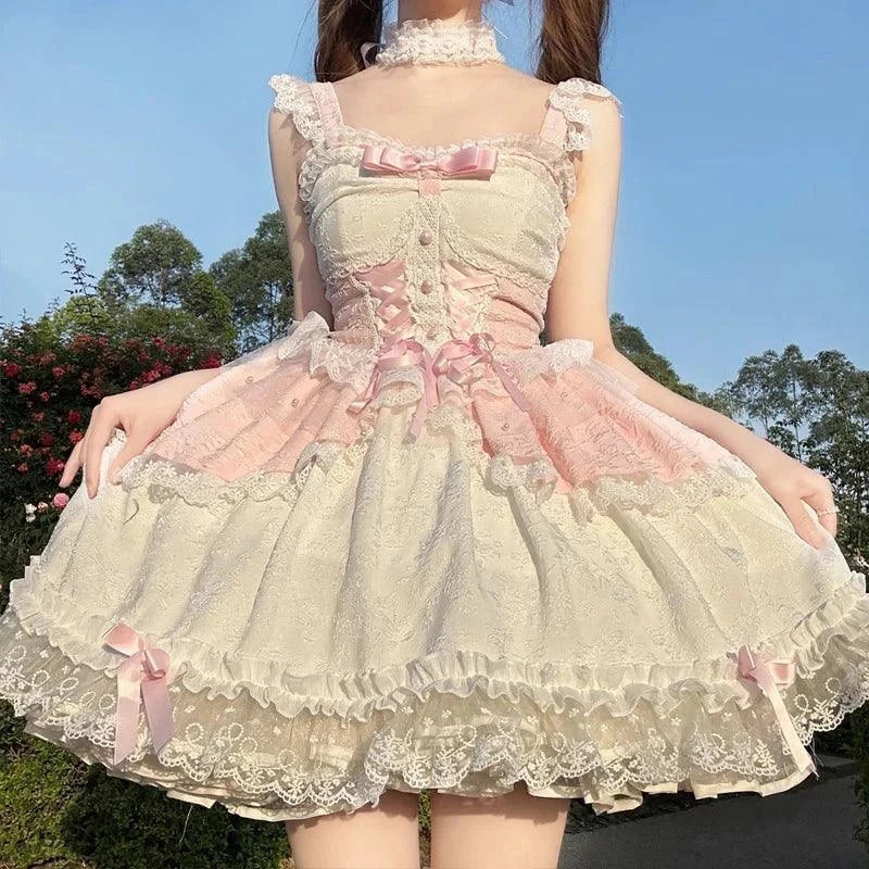 Summer Lady Girls Fairy Princess Lolita Dress - Venus Trendy Fashion Online
