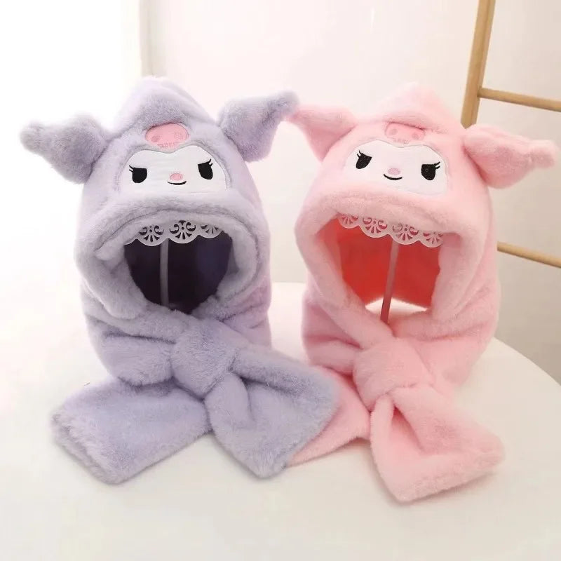 Cartoon Cute Anime Children's Hat Scarf