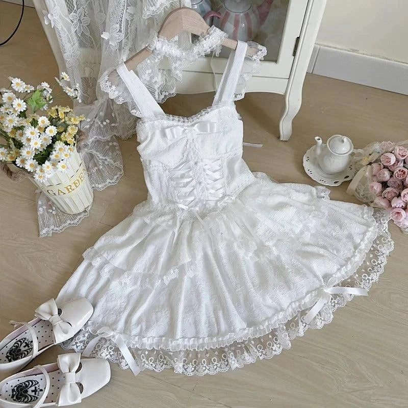 Summer Lady Girls Fairy Princess Lolita Dress - Venus Trendy Fashion Online