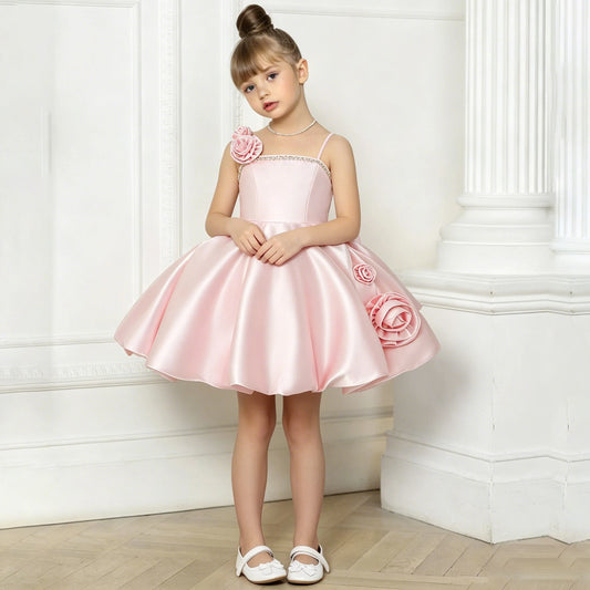 Elegant Flower Party Girl Dress