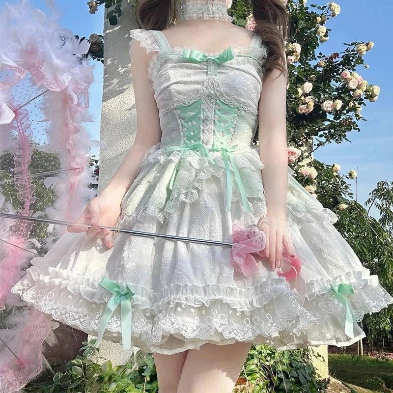 Summer Lady Girls Fairy Princess Lolita Dress - Venus Trendy Fashion Online