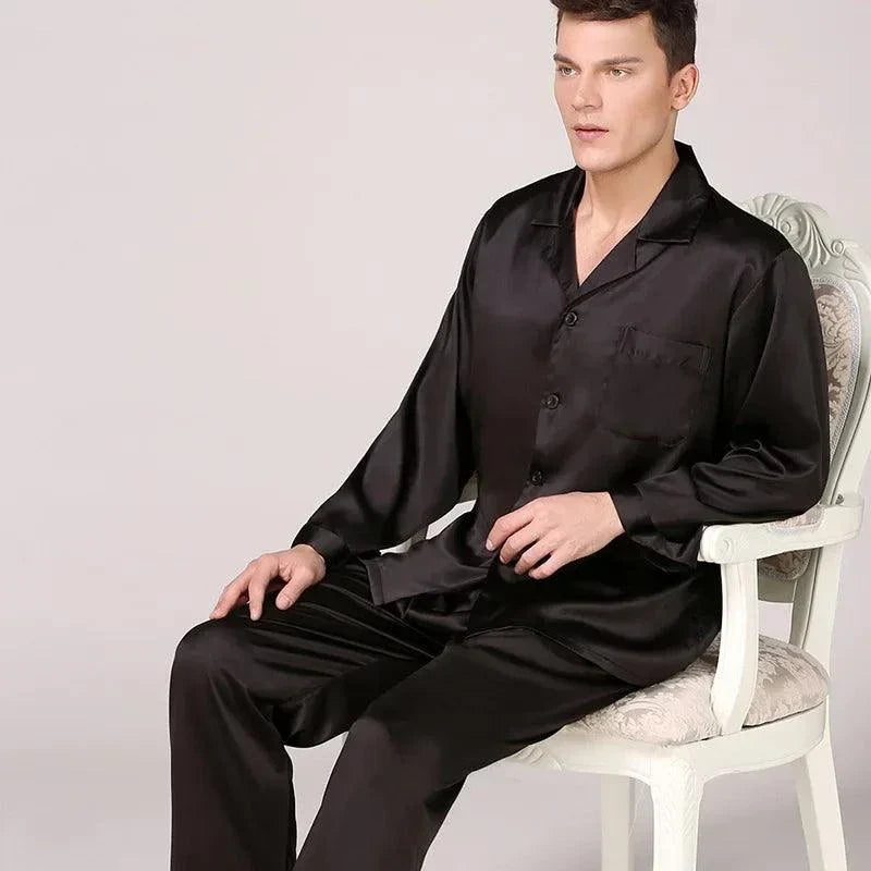 Men's Cozy Soft Print Pajama Set