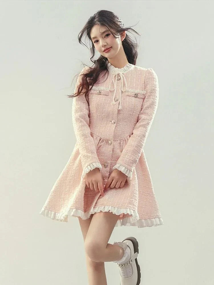 High Quality Small Fragrance Tweed Dresses For Women - Venus Trendy Fashion Online