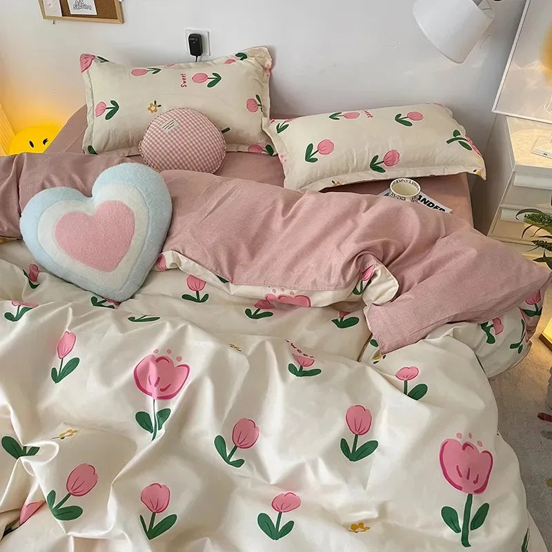 Cute Cartoon New Arrival Soft Bedding Set