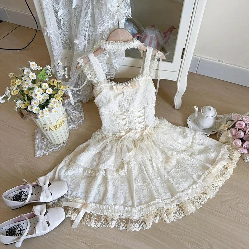 Summer Lady Girls Fairy Princess Lolita Dress - Venus Trendy Fashion Online