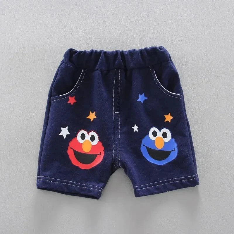 Summer Cotton T Shirt Shorts 2Pcs sets - Venus Trendy Fashion Online