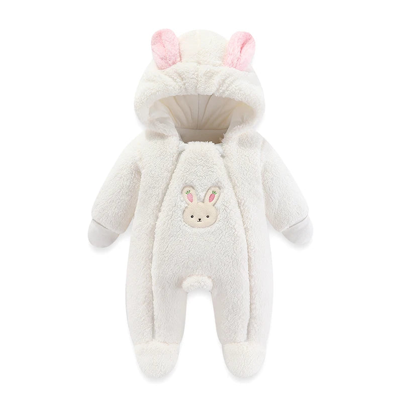 Newborn Baby Winter Warm Hooded