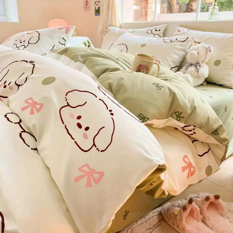 Kawaii Cartoon's Bedding Sets for Kids
