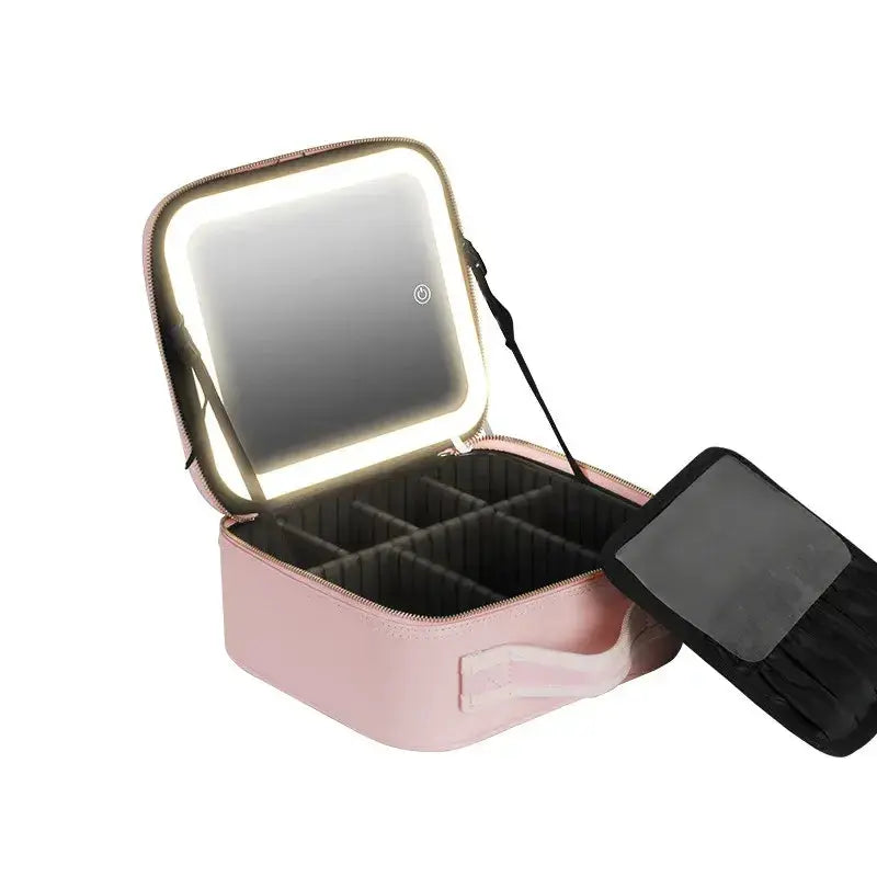 Smart LED Cosmetic Case with Mirror - Venus Trendy Fashion Online