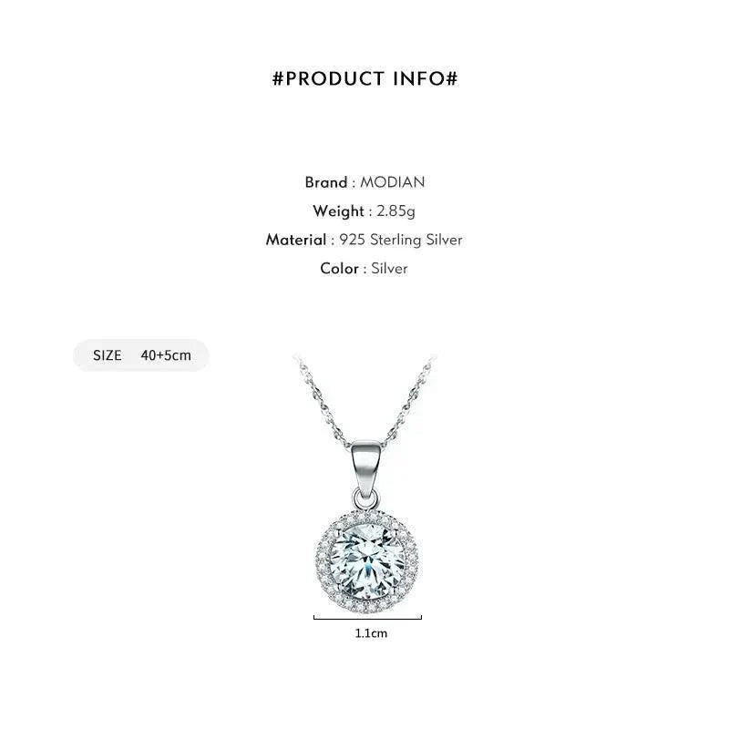 Sterling Silver Luxury Chain Brand Necklace Gift for women - Venus Trendy Fashion Online