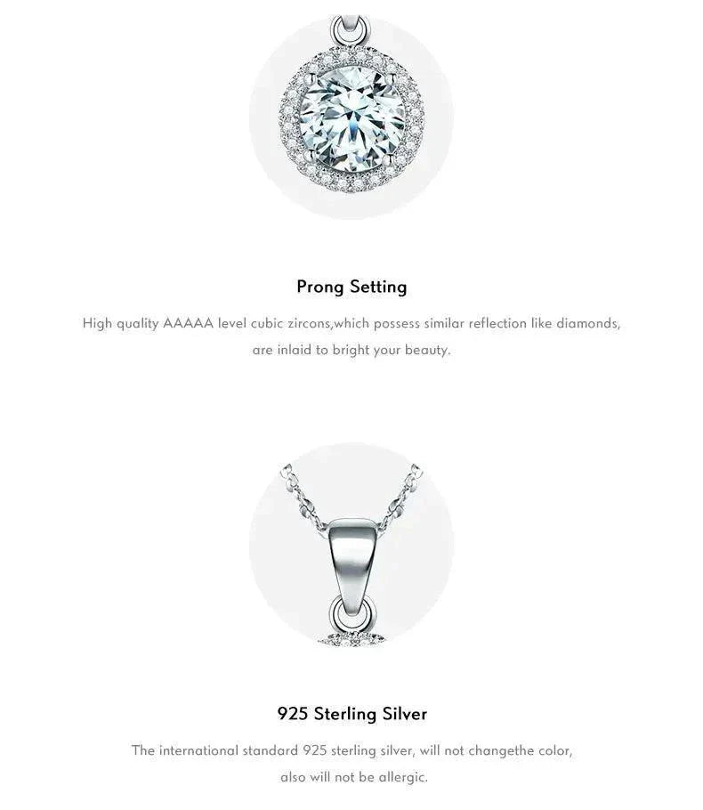 Sterling Silver Luxury Chain Brand Necklace Gift for women - Venus Trendy Fashion Online