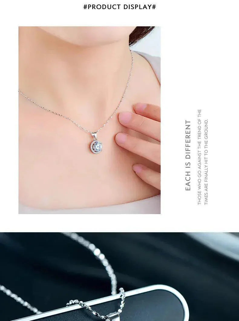 Sterling Silver Luxury Chain Brand Necklace Gift for women - Venus Trendy Fashion Online