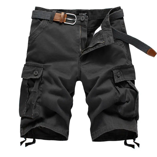 Straight Leg Cropped Pants Men's Loose Casual Pants Outdoor Sports Cargo Shorts (Without Belt) - Venus Trendy Fashion Online