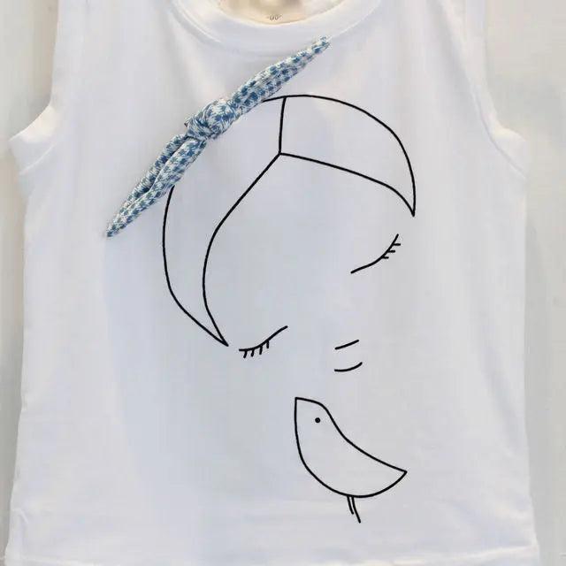 Summer Baby Girls Clothes Toddler Clothing Vest+Shorts 2PCS set Children Girls Costume 0-7Year Infant Outfits kidswear BC1152 - Venus Trendy Fashion Online