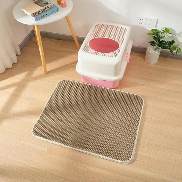 Waterproof Pet Cat Litter Mat Double Layer Washable Bed Mat Clean Pad Products - Venus Trendy Fashion Online