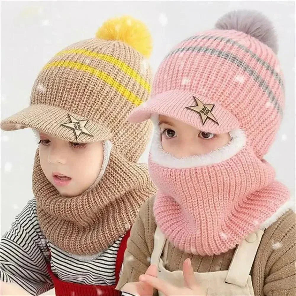 Winter Baby Double Warm Lining Caps - Venus Trendy Fashion Online