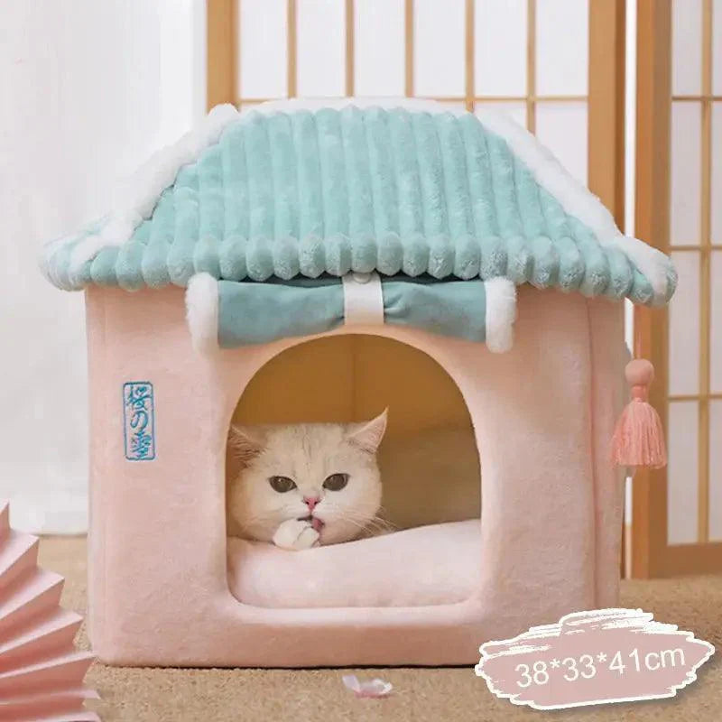 Winter Cozy Pet House For Cat Dog - Venus Trendy Fashion Online