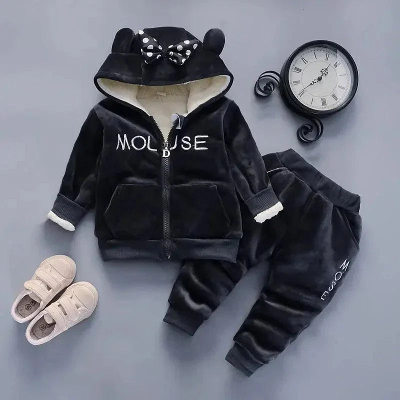 Winter Kids Costume Hoodie 2pcs Sets - Venus Trendy Fashion Online