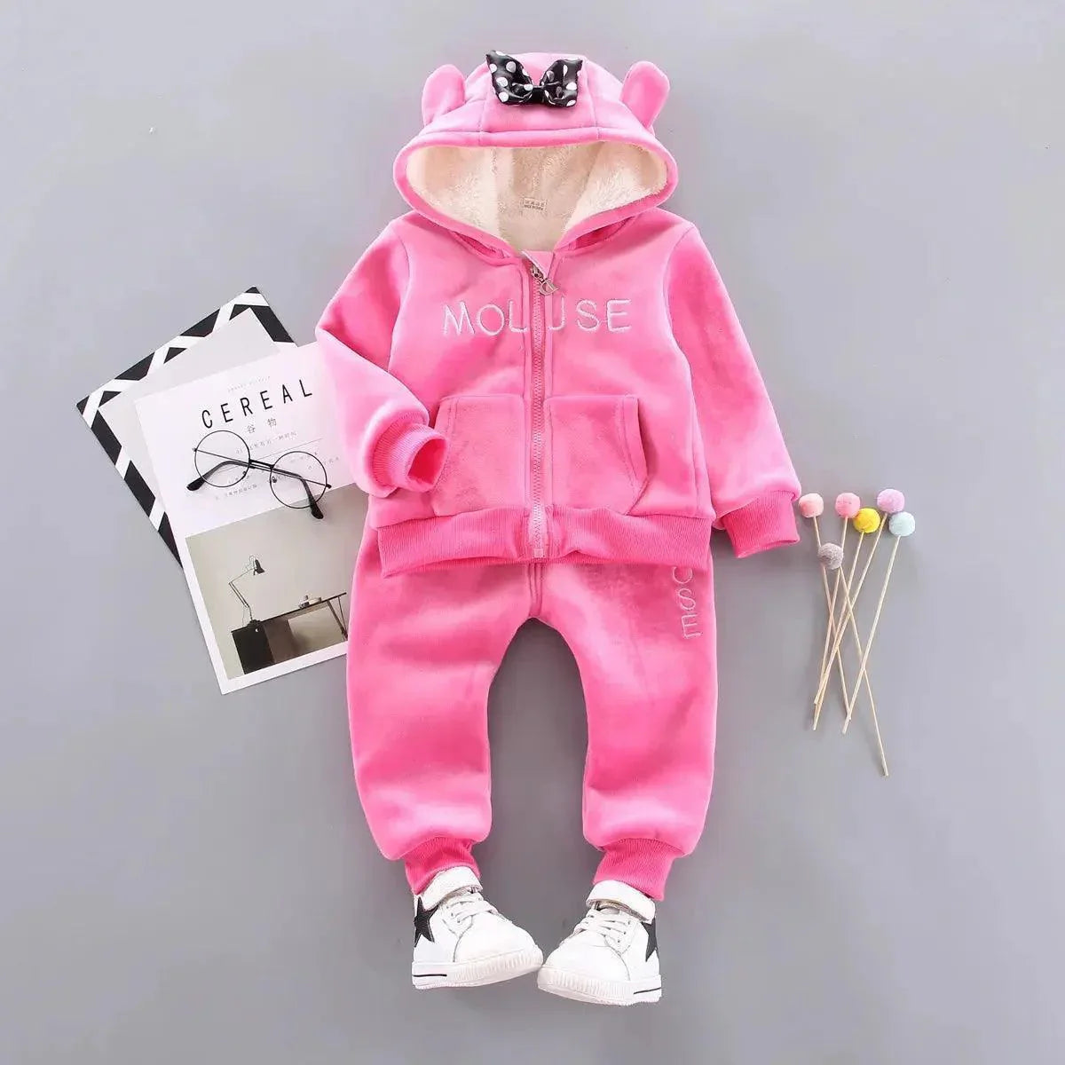 Winter Kids Costume Hoodie 2pcs Sets - Venus Trendy Fashion Online