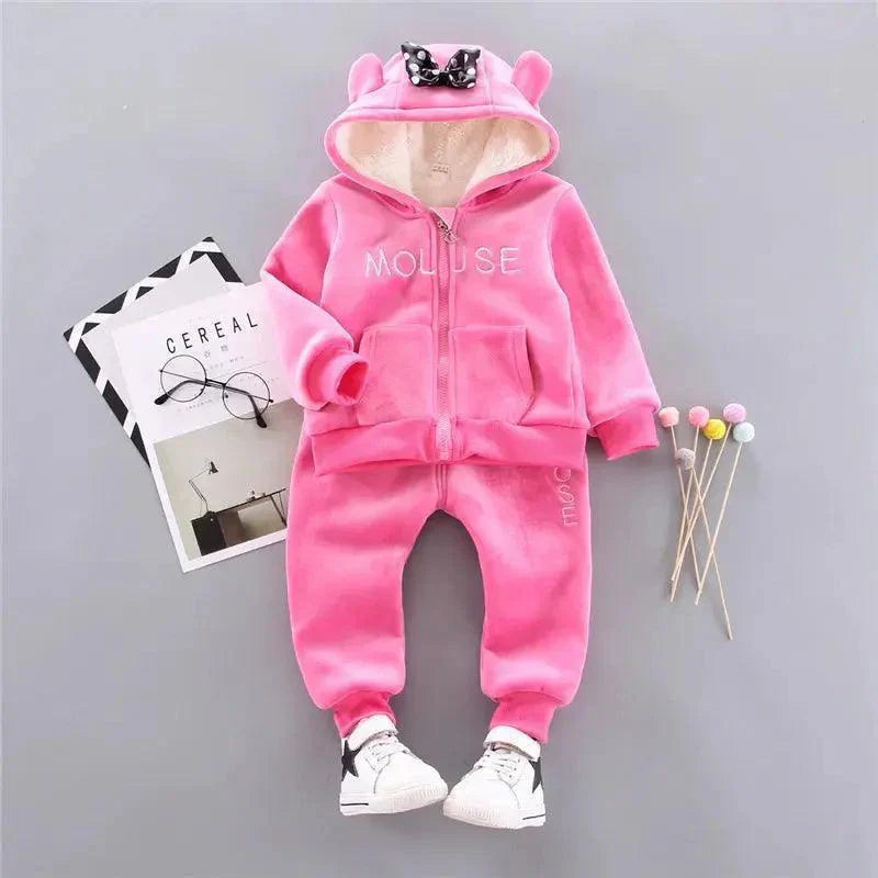 Winter Kids Costume Hoodie 2pcs Sets - Venus Trendy Fashion Online