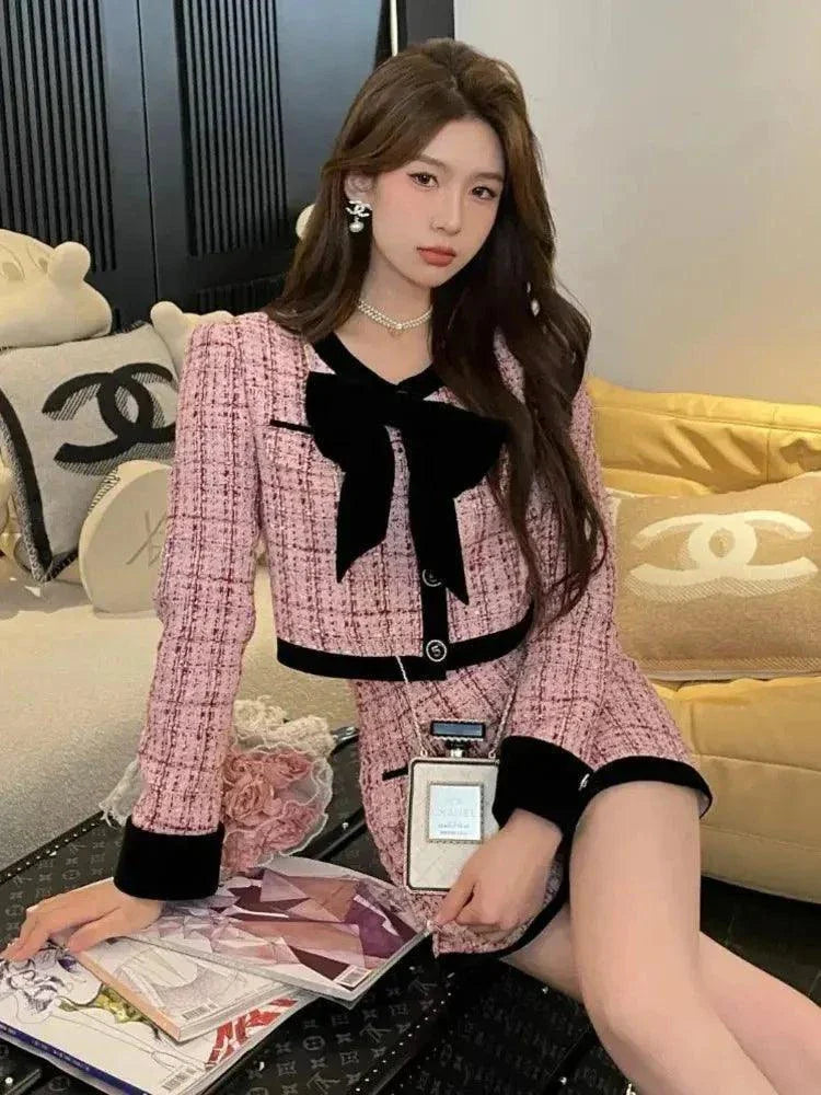 Winter Korean Stylish Women Outfit 2 Piece Sets - Venus Trendy Fashion Online