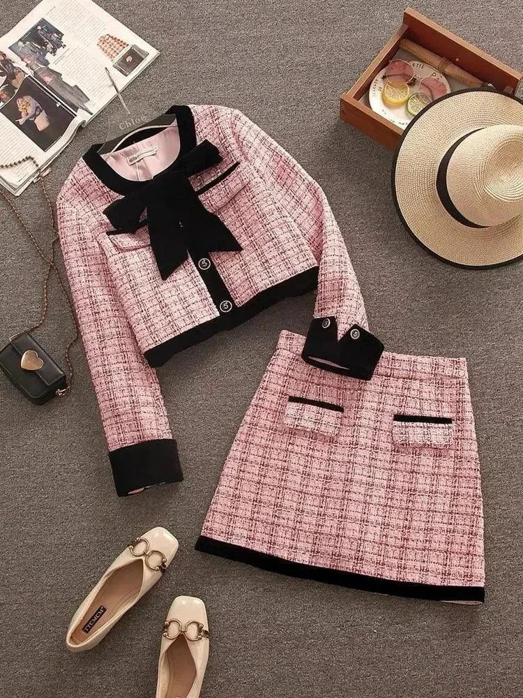 Winter Korean Stylish Women Outfit 2 Piece Sets - Venus Trendy Fashion Online