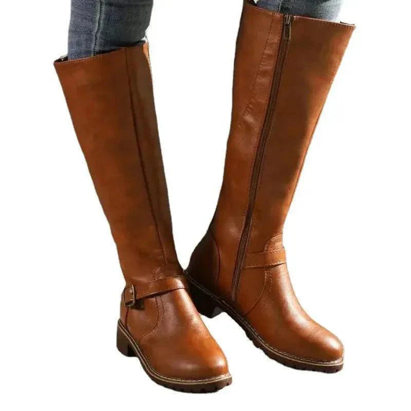 Hot Sale Zipper Women's Boots for Autumn / Winter - Venus Trendy Fashion Online