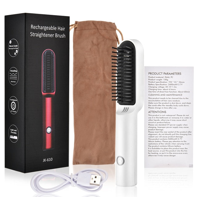 Wireless Heating Hair Styling Comb Venus Trendy Fashion Online