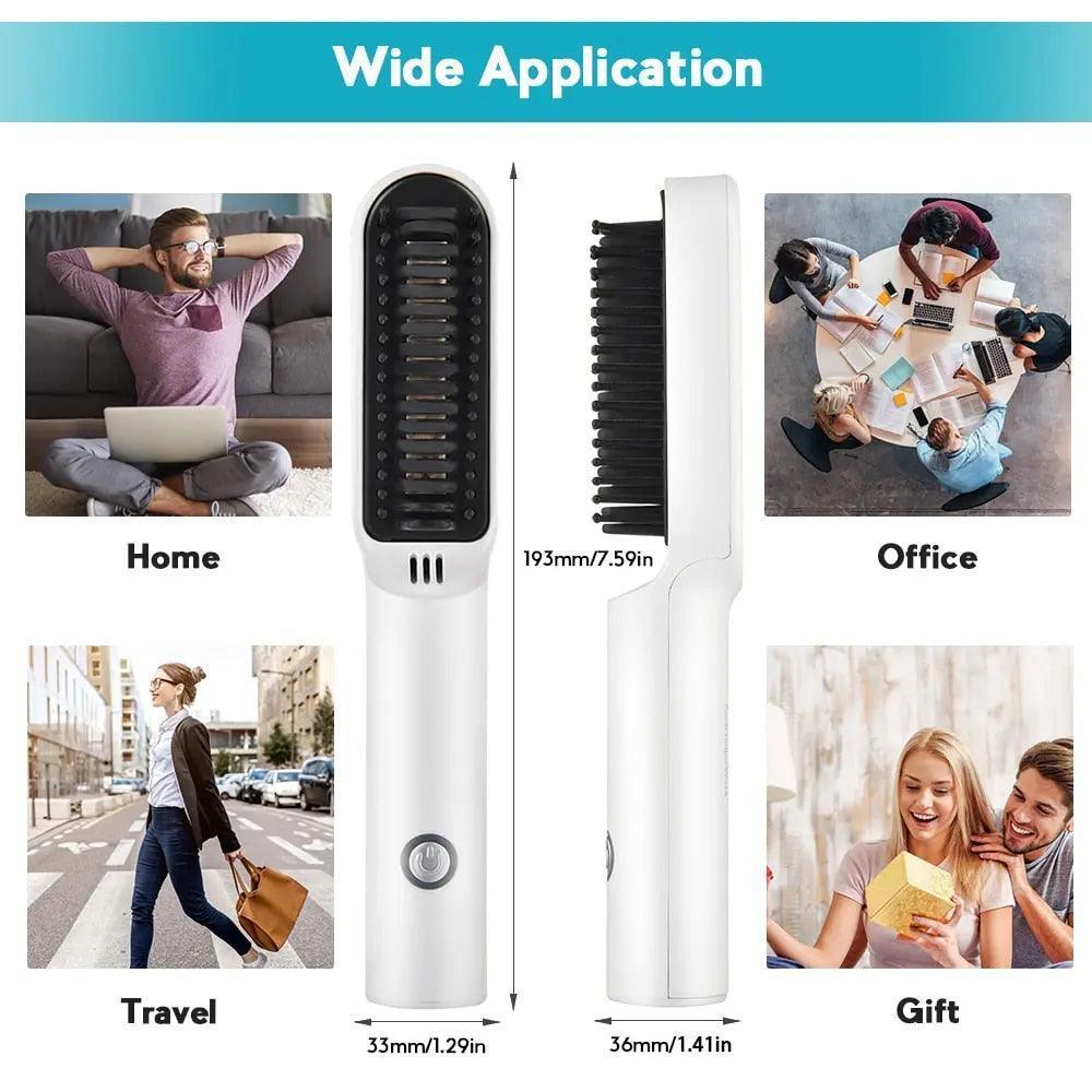 Wireless Heating Hair Styling Comb - Venus Trendy Fashion Online