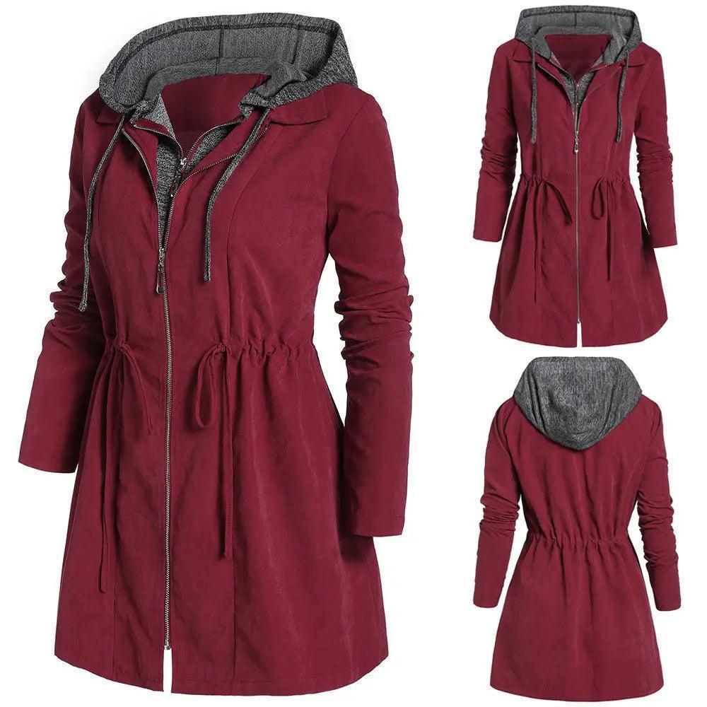 Women Mid-Length Cotton-Padded Coat - Venus Trendy Fashion Online