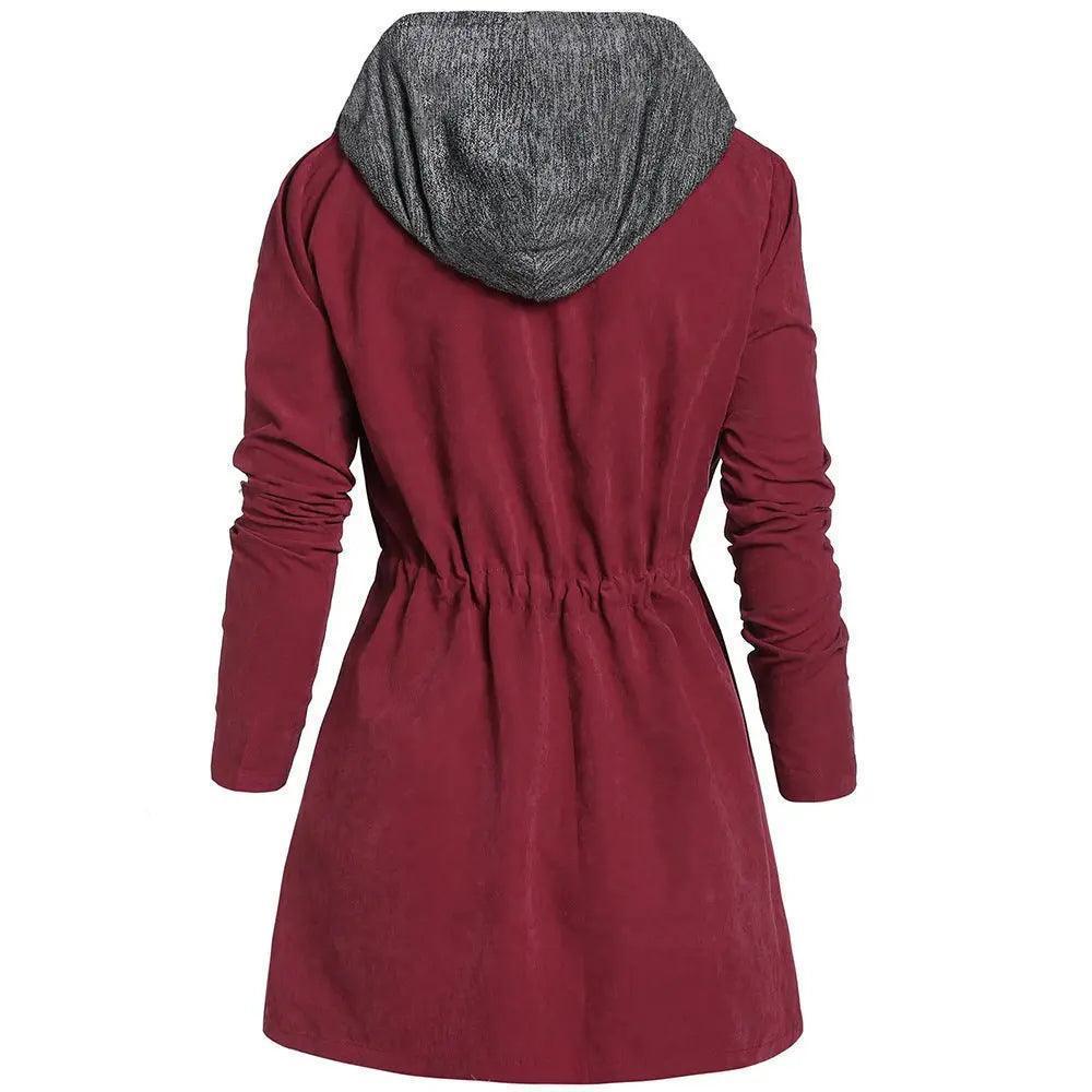 Women Mid-Length Cotton-Padded Coat - Venus Trendy Fashion Online